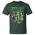 Funny Trump St. Patrick's Day T Shirt Shamrock Lucky President Trump TS09 Dark Forest Green Print Your Wear