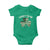St. Patrick's Day Patriotic America Pride Baby Onesie Lucky To Be American TS09 Irish Green Print Your Wear