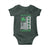 St. Patrick's Day Patriotic America Pride Baby Onesie Lucky To Be American Shamrock Flag TS09 Print Your Wear