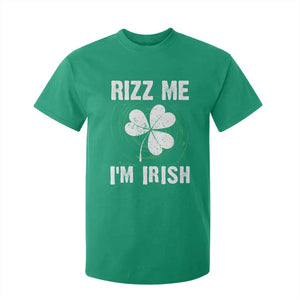 Funny St. Patrick's Day T Shirt For Kid Rizz Me I'm Irish TS09 Irish Green Print Your Wear