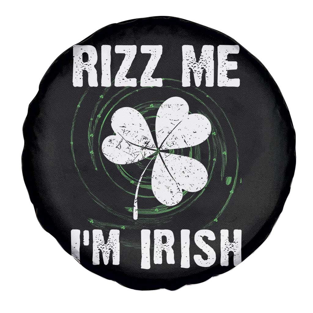 Funny St. Patrick's Day Spare Tire Cover Rizz Me I'm Irish TS09 Print Your Wear