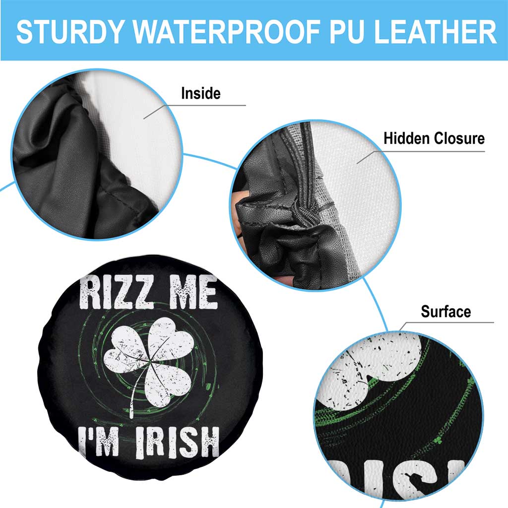 Funny St. Patrick's Day Spare Tire Cover Rizz Me I'm Irish TS09 Print Your Wear