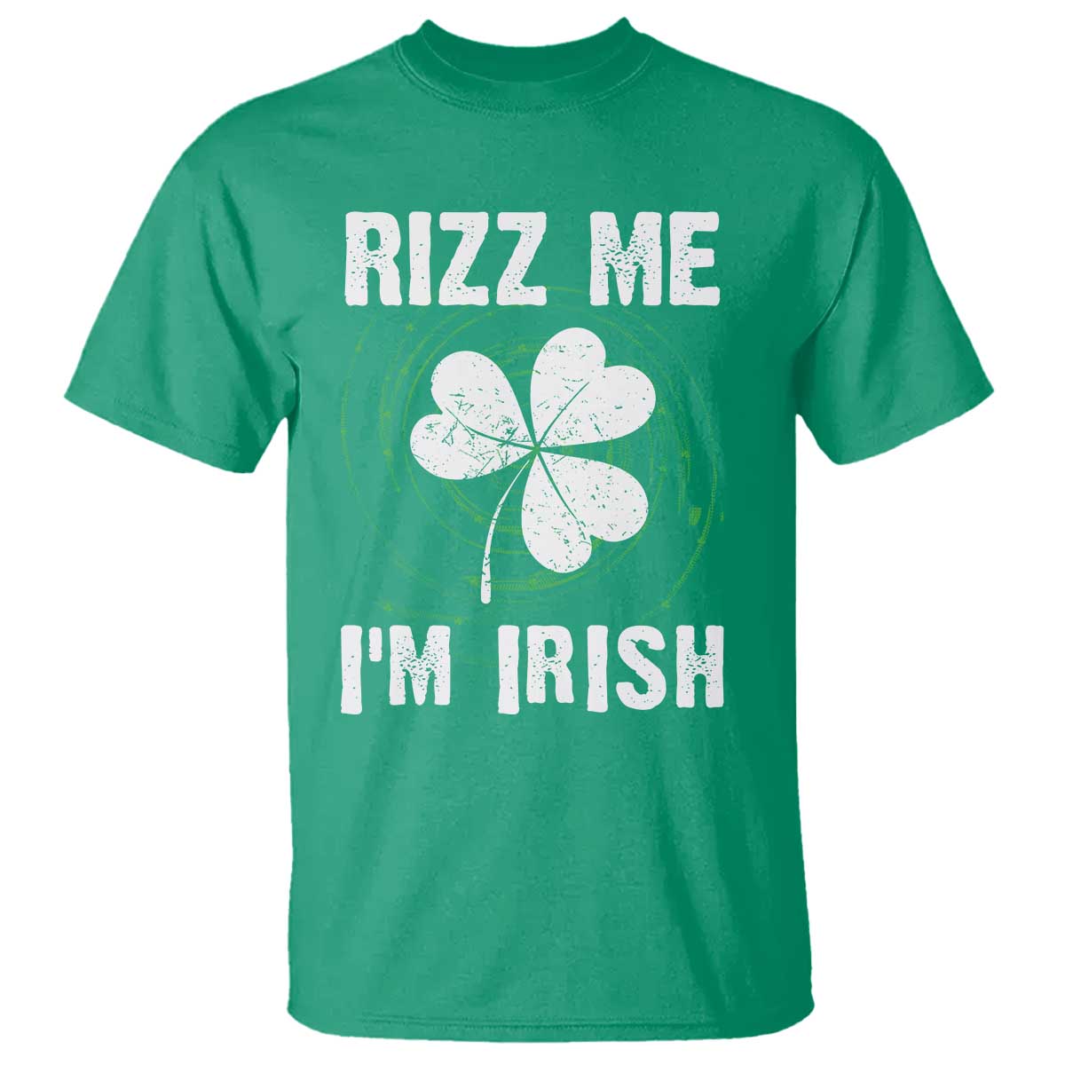Funny St. Patrick's Day T Shirt Rizz Me I'm Irish TS09 Irish Green Print Your Wear