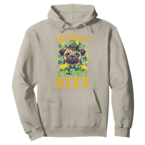 Funny St. Patrick's Day Hoodie Skibidi St. Patrizz Cute Dog Leprechaun TS09 Sand Print Your Wear