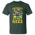 Funny St. Patrick's Day T Shirt Skibidi St. Patrizz Cute Dog Leprechaun TS09 Dark Forest Green Print Your Wear
