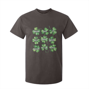 Funny St. Patrick's Day T Shirt For Kid Shamrock Lit Rizz Sigma Skibidi Rizzler No Cap Alpha TS09 Dark Chocolate Print Your Wear