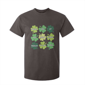 Funny St. Patrick's Day T Shirt For Kid Lit Rizz Sigma Skibidi Rizzler No Cap Alpha TS09 Dark Chocolate Print Your Wear