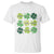 Funny St. Patrick's Day T Shirt Lit Rizz Sigma Skibidi Rizzler No Cap Alpha TS09 White Print Your Wear