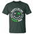 Funny St. Patrick's Day T Shirt Happy St Pat Rizz Day Shamrock Lucky Face TS09 Dark Forest Green Print Your Wear
