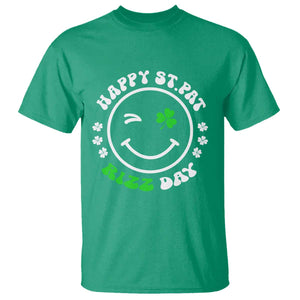 Funny St. Patrick's Day T Shirt Happy St Pat Rizz Day Shamrock Lucky Face TS09 Irish Green Print Your Wear