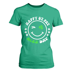 Funny St. Patrick's Day T Shirt For Women Happy St Pat Rizz Day Shamrock Lucky Face TS09 Irish Green Print Your Wear
