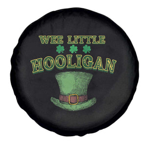 Funny St. Patrick's Day Spare Tire Cover Wee Little Hooligan Shamrock Leprechaun Hat TS09 Print Your Wear