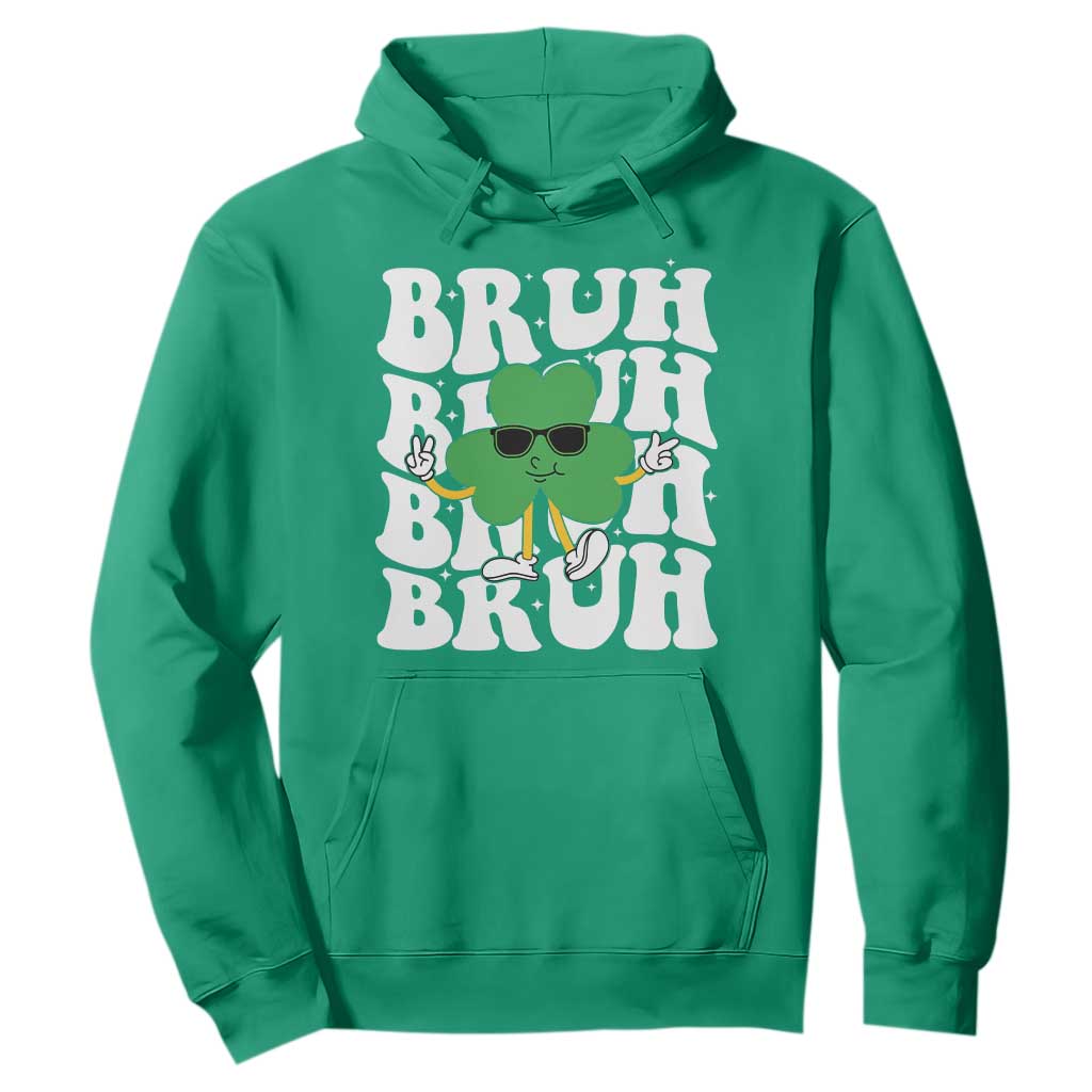 Funny St. Patrick's Day Bruh Hoodie TS09 Irish Green Print Your Wear