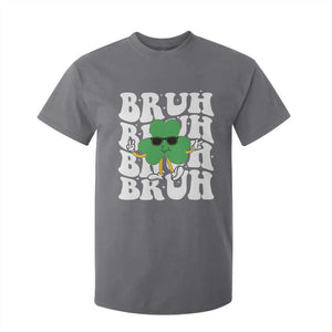 Funny St. Patrick's Day Bruh T Shirt For Kid TS09 Charcoal Print Your Wear