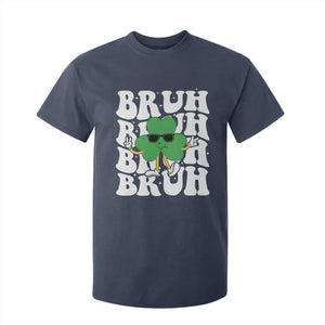 Funny St. Patrick's Day Bruh T Shirt For Kid TS09 Navy Print Your Wear