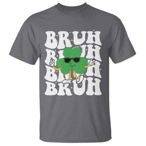 Funny St. Patrick's Day Bruh T Shirt TS09 Charcoal Print Your Wear