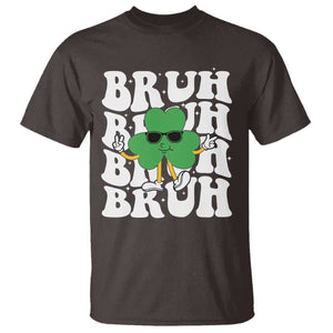 Funny St. Patrick's Day Bruh T Shirt TS09 Dark Chocolate Print Your Wear