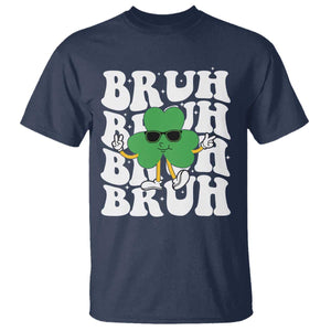 Funny St. Patrick's Day Bruh T Shirt TS09 Navy Print Your Wear