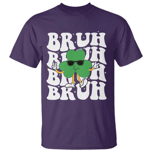 Funny St. Patrick's Day Bruh T Shirt TS09 Purple Print Your Wear