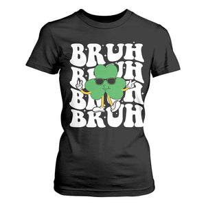 Funny St. Patrick's Day Bruh T Shirt For Women TS09 Black Print Your Wear