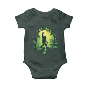 Funny St. Patrick's Day Bigfoot Baby Onesie Sasquatch Shamrock Irish TS09 Print Your Wear