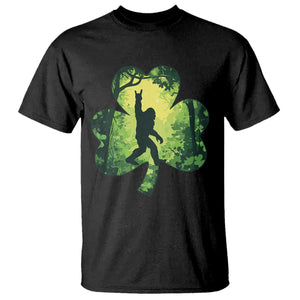 Funny St. Patrick's Day Bigfoot T Shirt Sasquatch Shamrock Irish TS09 Black Print Your Wear