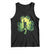 Funny St. Patrick's Day Bigfoot Tank Top Sasquatch Shamrock Irish TS09 Black Print Your Wear
