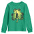 Funny St. Patrick's Day Bigfoot Youth Sweatshirt Sasquatch Shamrock Irish TS09 Irish Green Print Your Wear