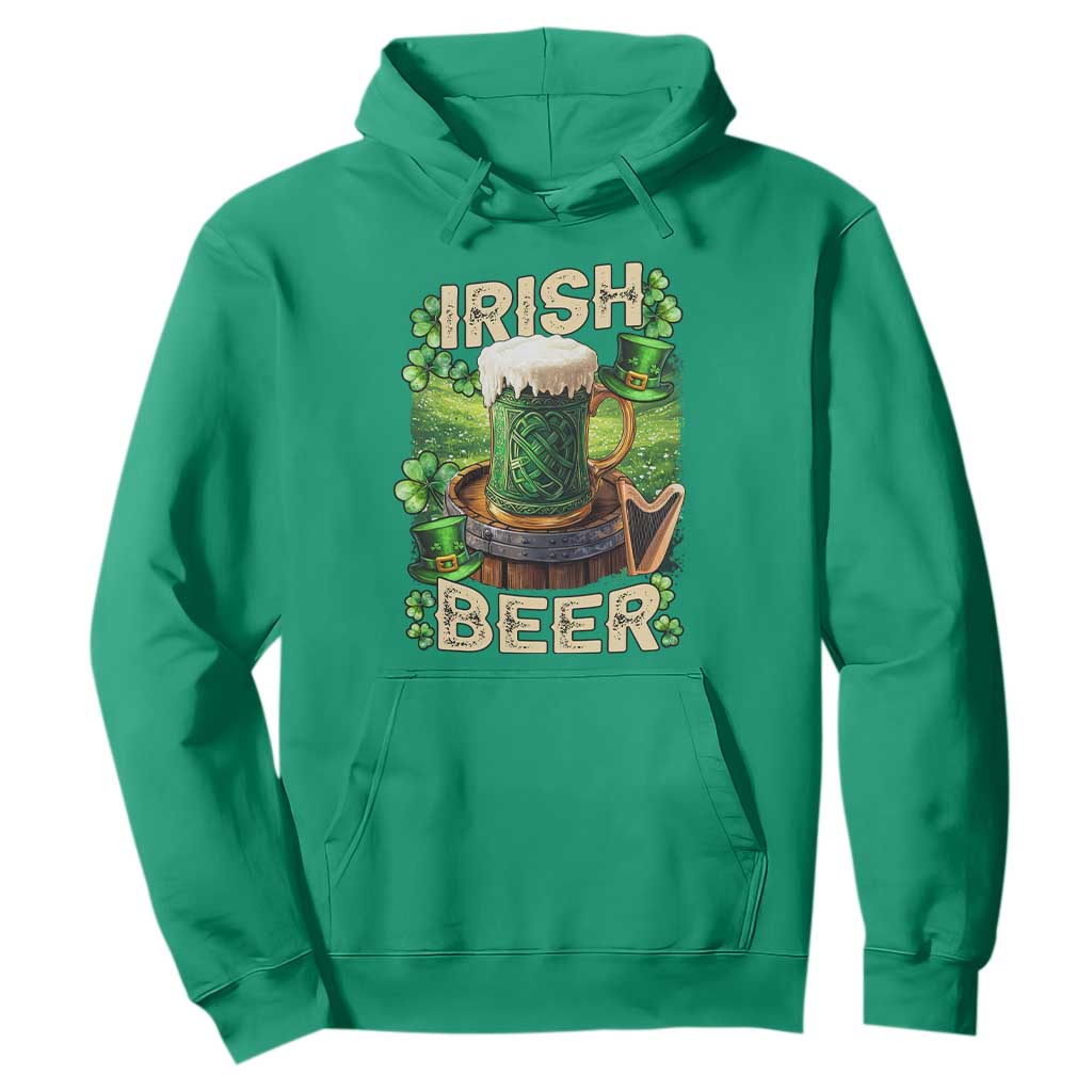 Funny St. Patrick's Day Irish Beer Hoodie TS09 Irish Green Print Your Wear