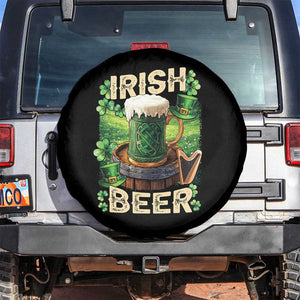 Funny St. Patrick's Day Irish Beer Spare Tire Cover TS09 No hole Black Print Your Wear
