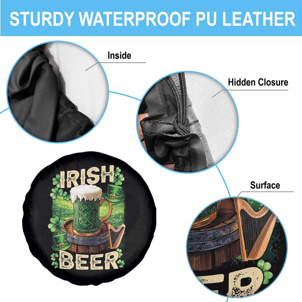 Funny St. Patrick's Day Irish Beer Spare Tire Cover TS09 Print Your Wear
