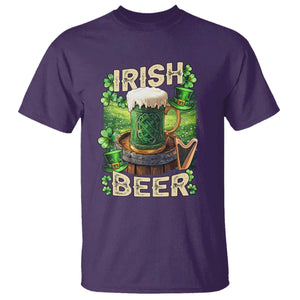 Funny St. Patrick's Day Irish Beer T Shirt TS09 Purple Print Your Wear