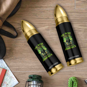 Funny Irish Beer Bullet Tumbler The Devil Whispered I'm Coming For You I Whisper Back Bring Beer TS09 Print Your Wear