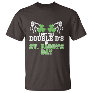 Funny St. Patrick's Day T Shirt Double Ds On St Paddys Day TS09 Dark Chocolate Print Your Wear