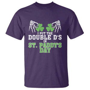 Funny St. Patrick's Day T Shirt Double Ds On St Paddys Day TS09 Purple Print Your Wear