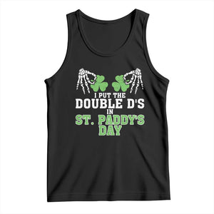 Funny St. Patrick's Day Tank Top Double Ds On St Paddys Day TS09 Black Print Your Wear