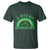 Funny St. Patrick's Day Marijuana T Shirt A Wee Bit Highrish 420 Weed Cannabis TS09 Dark Forest Green Print Your Wear