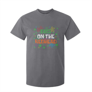 Funny St. Patrick's Day T Shirt For Kid Dibs On The Redhead TS09 Charcoal Print Your Wear