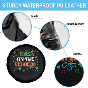 Funny St. Patrick's Day Spare Tire Cover Dibs On The Redhead TS09 Print Your Wear