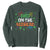Funny St. Patrick's Day Sweatshirt Dibs On The Redhead TS09 Dark Forest Green Print Your Wear