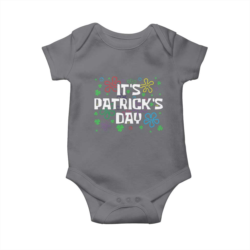 Funny It's St. Patrick's Day Baby Onesie TS09 Charcoal Print Your Wear