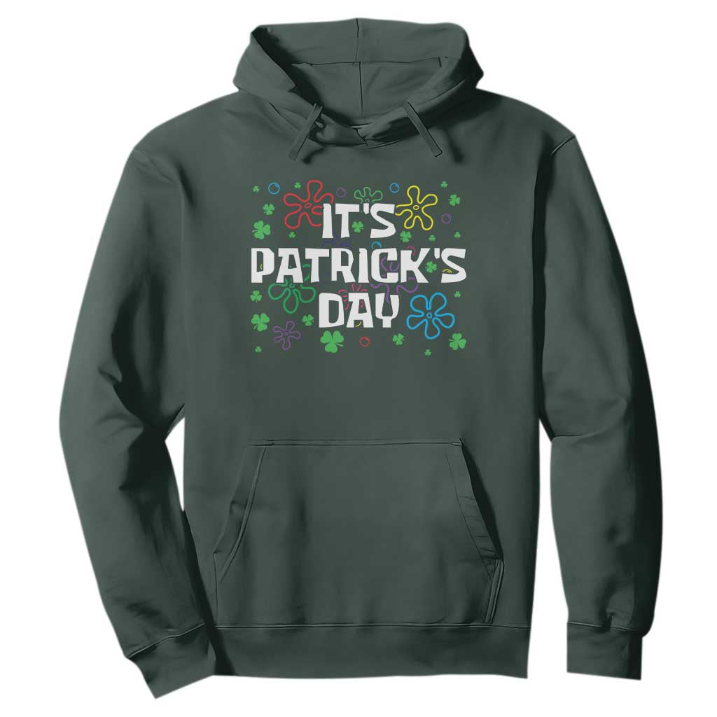 Funny It's St. Patrick's Day Hoodie TS09 Dark Forest Green Print Your Wear