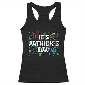 Funny It's St. Patrick's Day Racerback Tank Top TS09 Black Print Your Wear