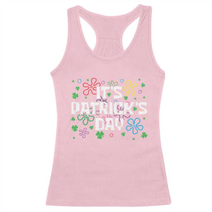 Funny It's St. Patrick's Day Racerback Tank Top TS09 Light Pink Print Your Wear