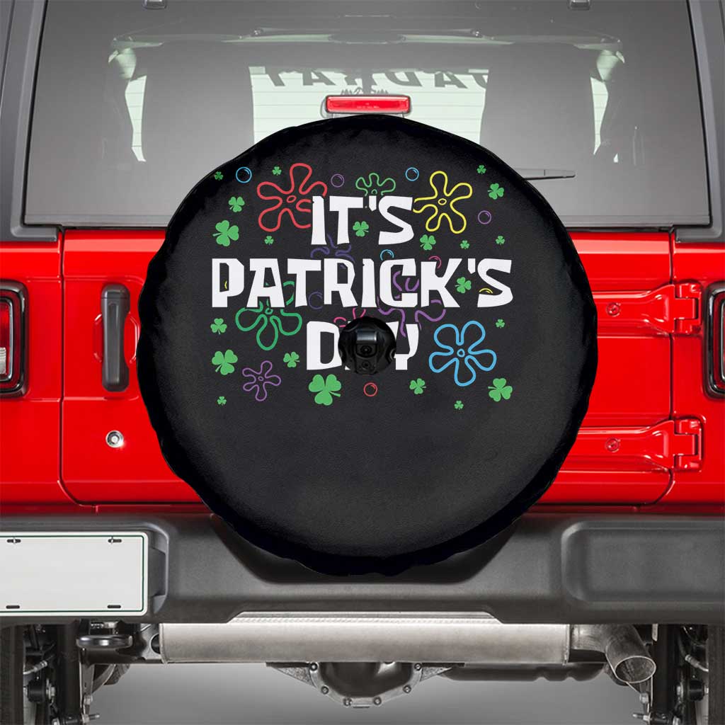 Funny It's St. Patrick's Day Spare Tire Cover TS09 Black Print Your Wear