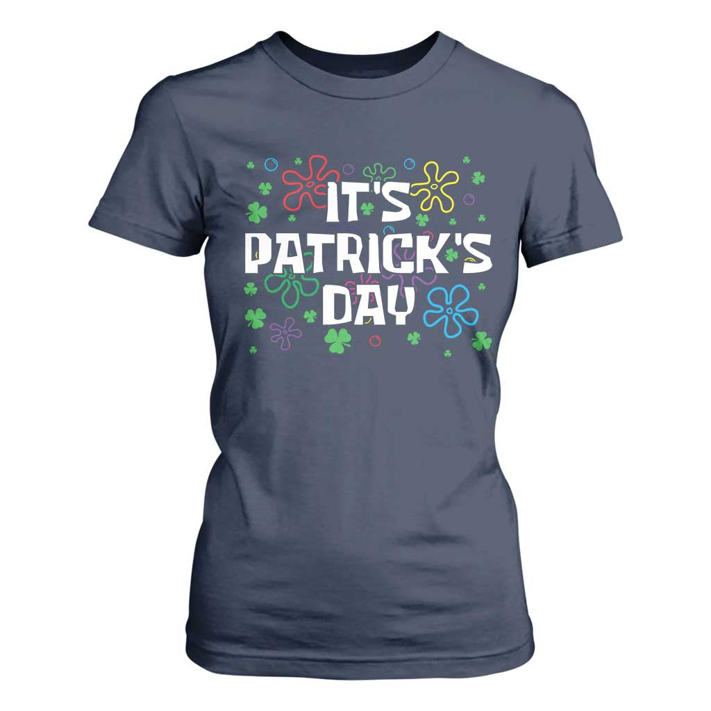 Funny It's St. Patrick's Day T Shirt For Women TS09 Navy Print Your Wear