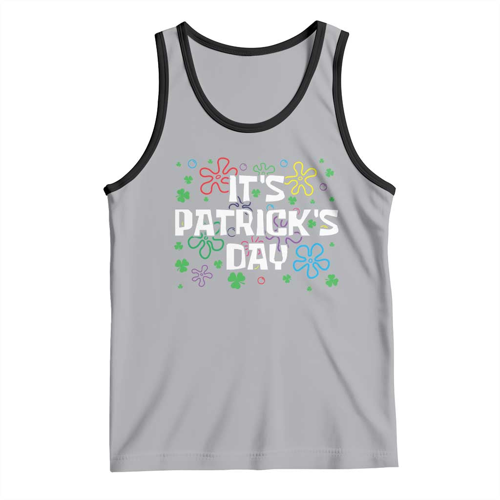 Funny It's St. Patrick's Day Tank Top TS09 Athletic Heather Black Print Your Wear
