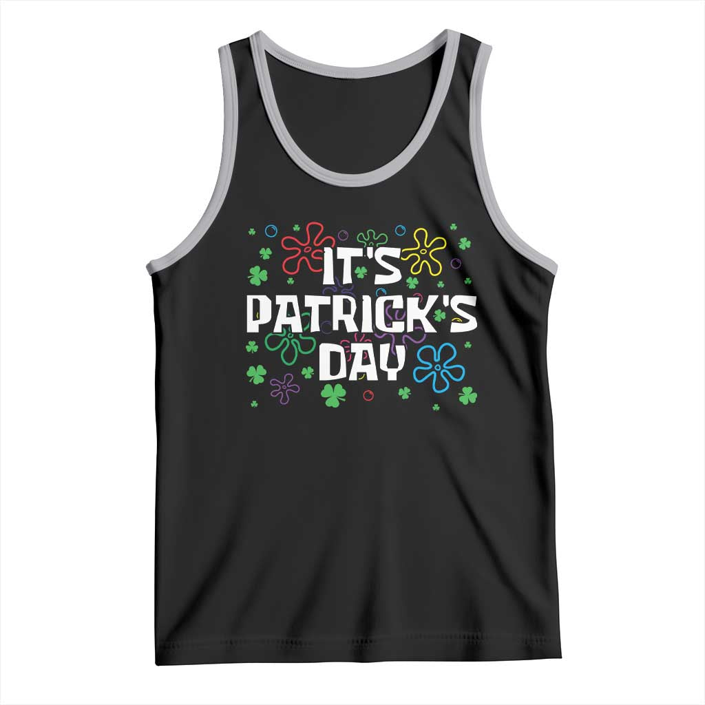 Funny It's St. Patrick's Day Tank Top TS09 Black Athletic Heather Print Your Wear