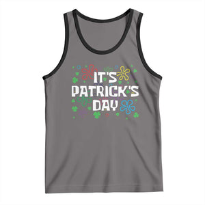 Funny It's St. Patrick's Day Tank Top TS09 Deep Heather Black Print Your Wear