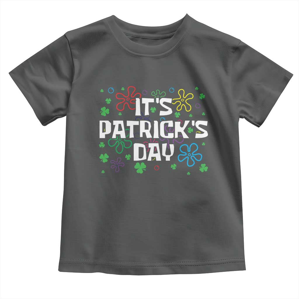 Funny It's St. Patrick's Day Toddler T Shirt TS09 Dark Heather Print Your Wear